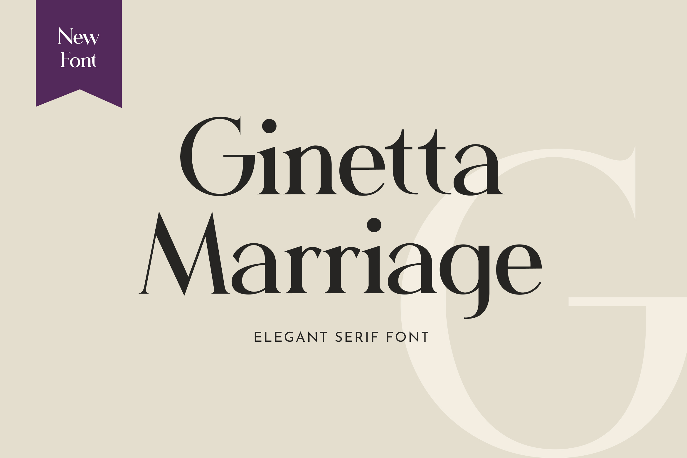 Шрифт Gimetta Marriage